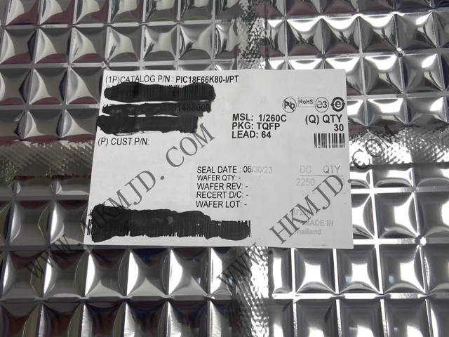 明佳達(dá)電子供應(yīng)Microchip PIC18F66K80-I/PT——64MHz，8位微控制器MCU