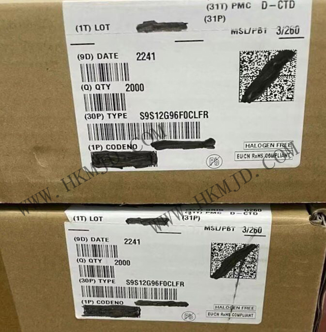 供應(yīng) 恩智浦 S9S12G96F0CLFR 高性能 16 位 25MHz S12G 通用汽車微控制器